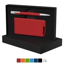 Набор ручка «Clas» + зарядное устройство 4000 mAh в футляре