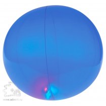 Пляжный мяч «Lighty» со светодиодным шариком, прозрачный