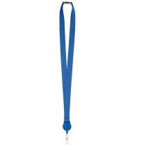 Ланъярд с бейджем ZIP LANYARD, синий