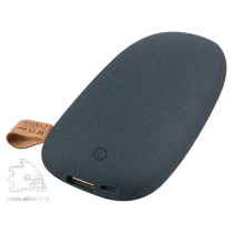 Универсальный внешний аккумулятор «Pebble» 5200 mAh, темно-серый Универсальный внешний аккумулятор «Pebble» 5200 mAh, темно-серый