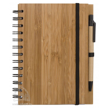 Блокнот на кольцах  Bambook с ручкой