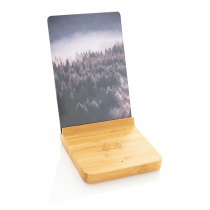Док-станция для беспроводной зарядки с фоторамкой Bamboo, 5 Вт Док-станция для беспроводной зарядки с фоторамкой Bamboo, 5 Вт