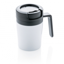 Термокружка с ручкой Coffee-to-go, чёрная Термокружка с ручкой Coffee-to-go, чёрная