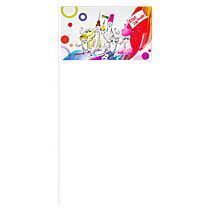 Флажок бумажный с логотипом