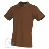 Рубашка поло Polo, мужская, коричневая Рубашка поло Polo, мужская, коричневая