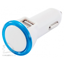 Мощное автомобильное зарядное устройство с 2 USB-портами Мощное автомобильное зарядное устройство с 2 USB-портами