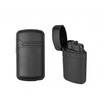 Зажигалка турбо XHD-988 RUBBER, черная