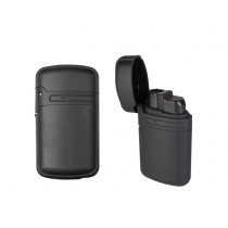 Зажигалка турбо XHD-988 RUBBER, черная