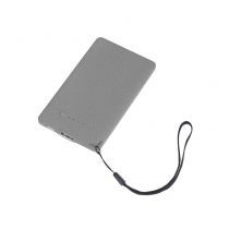 Зарядное устройство Камень, с покрытием soft grip, 4000 mAh-серый Зарядное устройство Камень, с покрытием soft grip, 4000 mAh-серый
