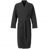 Халат вафельный Kimono, черный, размер XL/XXL Халат вафельный Kimono, черный, размер XL/XXL