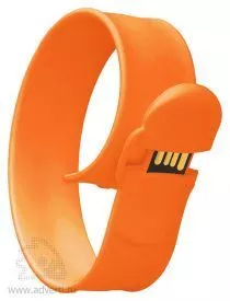 Браслет Slap wrist, оранжевый, 64 Гб Браслет Slap wrist, оранжевый, 64 Гб