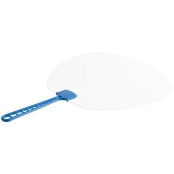 Веер Opahalo с синей ручкой, оборотная сторона