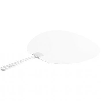 Веер Opahalo с белой ручкой, оборотная сторона