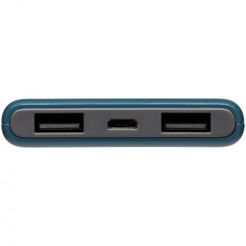 Внешний аккумулятор Uniscend Full Feel Color 5000 мАч, тёмно-синий, порты