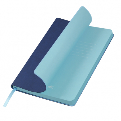 Ежедневник недатированный А5, Portobello Trend, Latte, 145х210 мм, синий с голубым