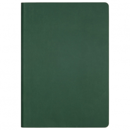 Ежедневник Latte Soft Touch, зелёный, вид спереди