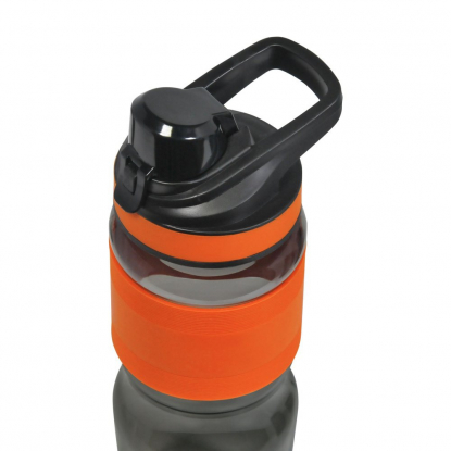 Спортивная бутылка для воды Corsa Portobello, оранжевая, открытая крышка