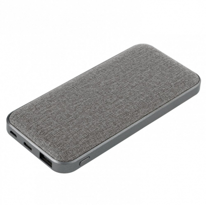 Внешний аккумулятор, Tweed PB, 10000 mah, серый