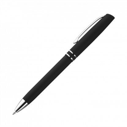 Шариковая ручка soft-touch Consul, черная