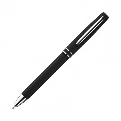 Шариковая ручка soft-touch Consul, черная