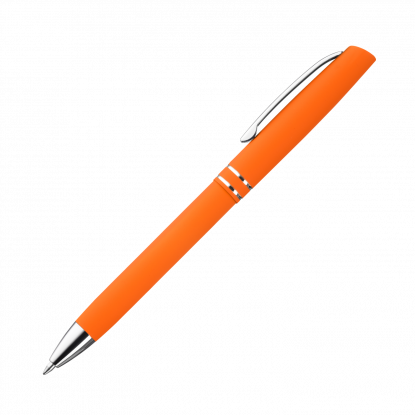 Шариковая ручка soft-touch Consul, серебристая
