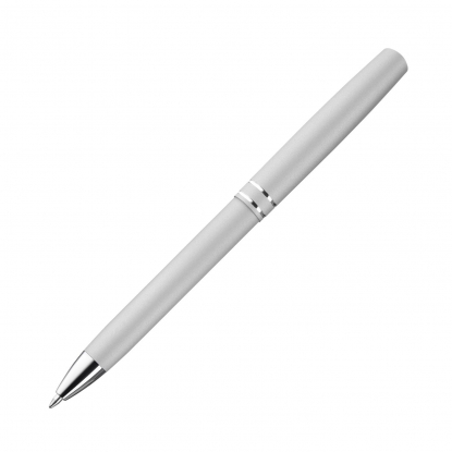 Шариковая ручка soft-touch Consul, серебристая