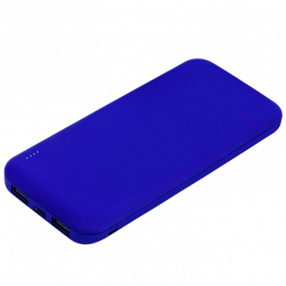 Внешний аккумулятор с подсветкой Люче Ультрамарин (Luce Ultramarine) 10000 mAh, ярко-синий