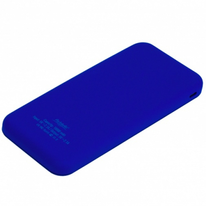 Внешний аккумулятор с подсветкой Люче Ультрамарин (Luce Ultramarine) 10000 mAh, ярко-синий