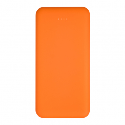 Внешний аккумулятор Elari Plus, soft touch, оранжевый
