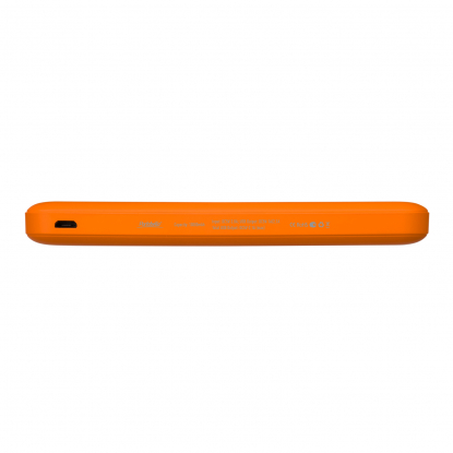 Внешний аккумулятор Elari Plus, soft touch, оранжевый
