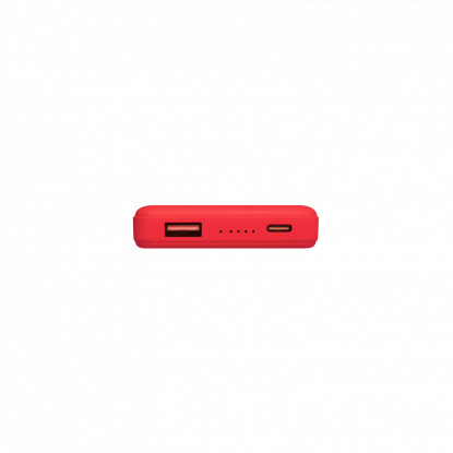 Внешний аккумулятор Largo PD 5000mAh с функцией беспроводной зарядки 15W, красный