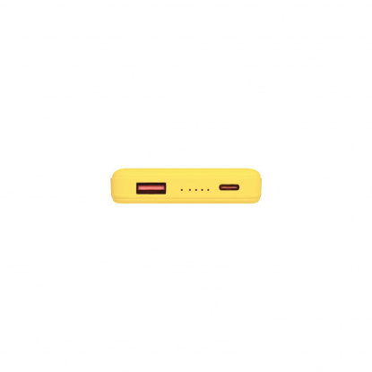 Внешний аккумулятор Largo PD 5000mAh с функцией беспроводной зарядки 15W, желтый