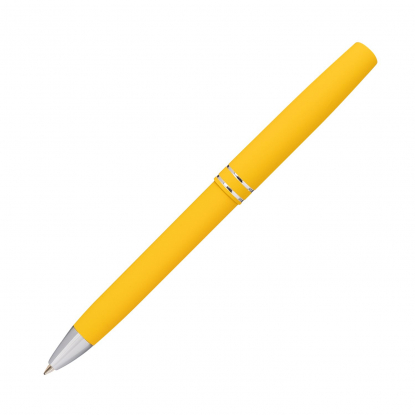 Шариковая ручка soft-touch Consul, желтая