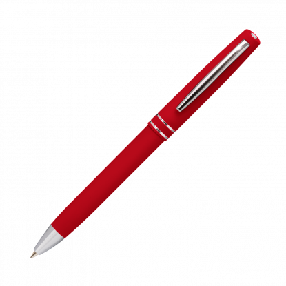 Шариковая ручка soft-touch Consul, красная