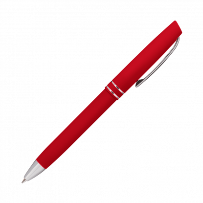 Шариковая ручка soft-touch Consul, красная