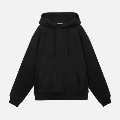 Худи релакс унисекс ADVENTURE, черное