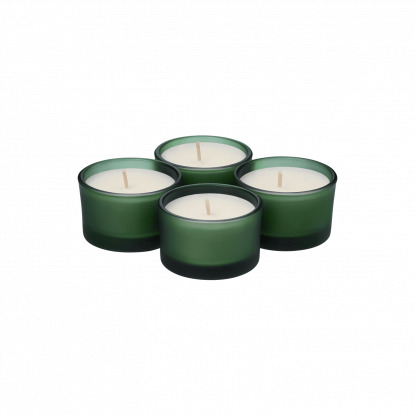 Набор ароматических свечей Sento, зелёный