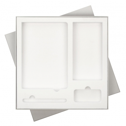 Подарочная коробка без ложемента для ежедневника, ручки и аккумулятора