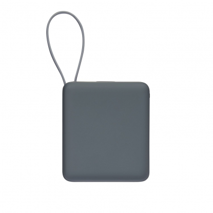 Внешний аккумулятор с подсветкой Риттер PD (Ritter PD) 10000mAh с функцией беспроводной зарядки 15W, серый