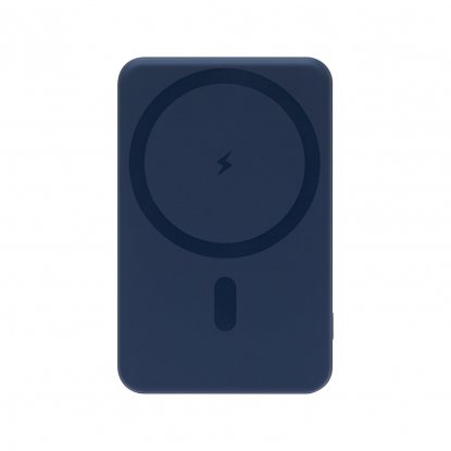 Внешний аккумулятор Largo PD 5000mAh с функцией беспроводной зарядки 15W, синий