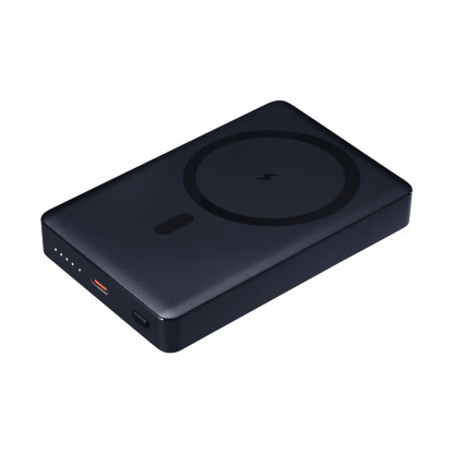 Внешний аккумулятор Атлантис Плюс PD (Atlantis PD Plus) 10000mAh с функцией беспроводной зарядки 15W, синий