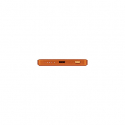 Внешний аккумулятор Atlantis PD 5000mAh с функцией беспроводной зарядки 15W, оранжевый