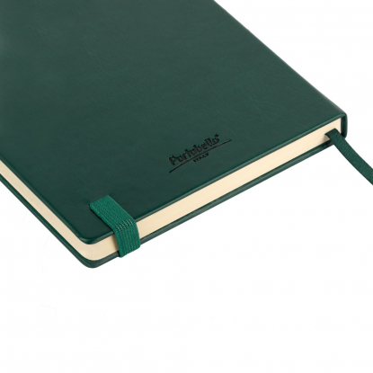 Ежедневник Voyage BtoBook, недатированный, зелёный, логотип на задней обложке