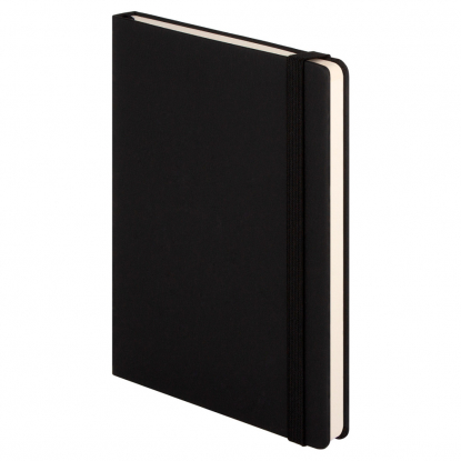 Ежедневник Marseille soft touch BtoBook, недатированный, чёрный, тонированный блок