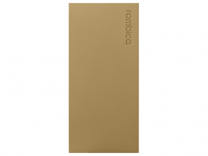 Внешний аккумулятор NEO ARIA, 10000 mAh, золотистый, вид сверху