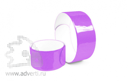 Светоотражающий слэп-браслет, фиолетовый