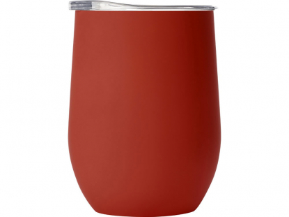 Термокружка Vacuum mug C1, soft touch, красная