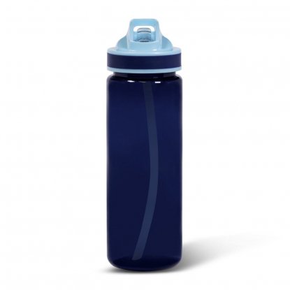 Спортивная бутылка для воды Premio Portobello, синяя, вид спереди