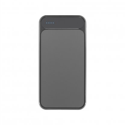 Внешний аккумулятор Starlight Plus PB с подсветкой, 10 000 mAh, серый, вид спереди