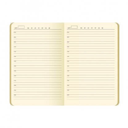 Ежедневник Teolo А5, недатированный, чёрный